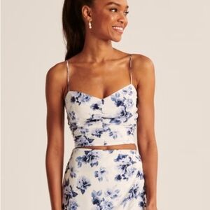 Abercrombie & Fitch Ruched Silk Cami